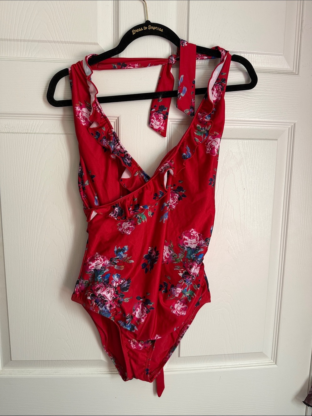 ModCloth One-Piece Swimsuit with Ruffle Detail